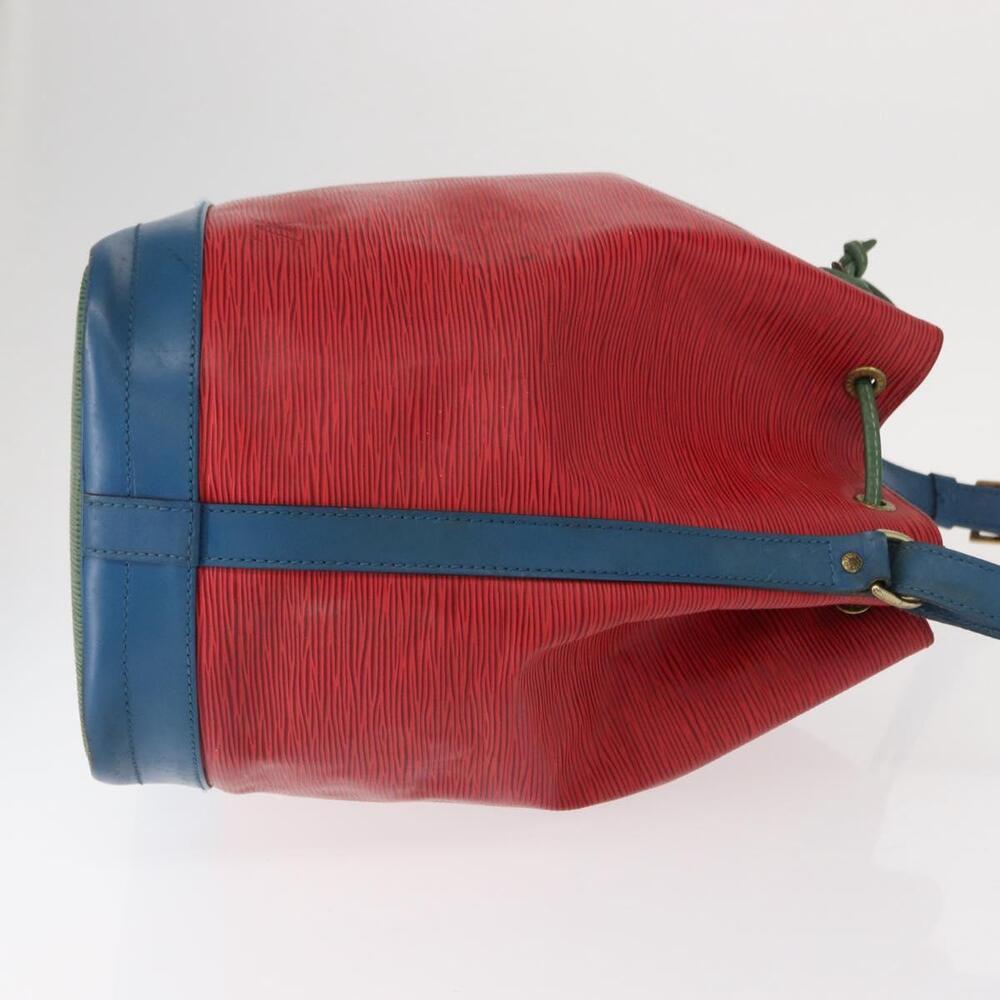 LOUIS VUITTON Epi Tricolor Noe Shoulder Bag Blue Red Green M44082 LV Auth 152652 - Picture 3 of 16
